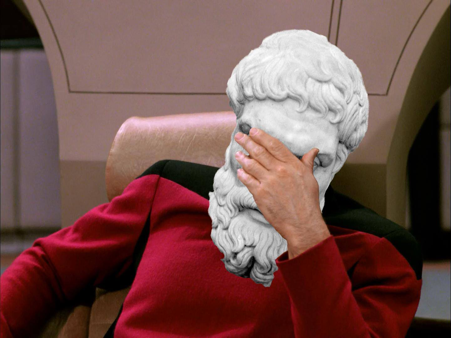 Epicurus Facepalm Meme Template