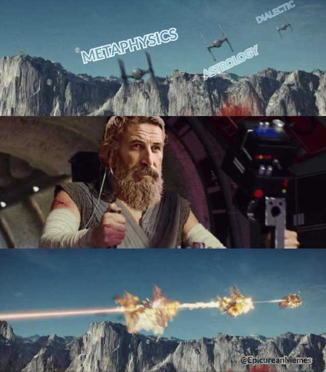 Epicurus Destroys TIE Fighters