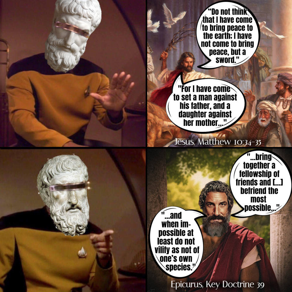 Jesus vs. Epicurus